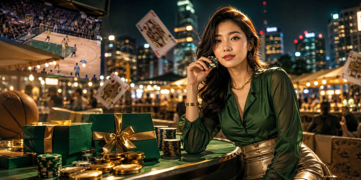 Người mẫu Việt Nam tươi cười khi xem cá cược thể thao trên điện thoại